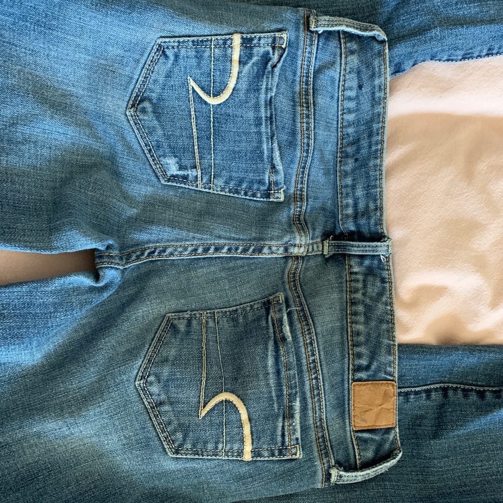 American Eagle Blue Skinny Jeans
